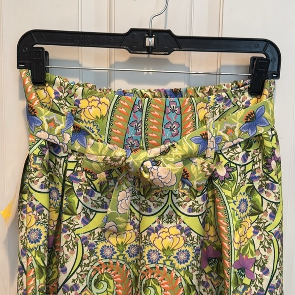 NWT Colorful Paisley Wide-Leg Pants made in Italy - Picture 3 of 9